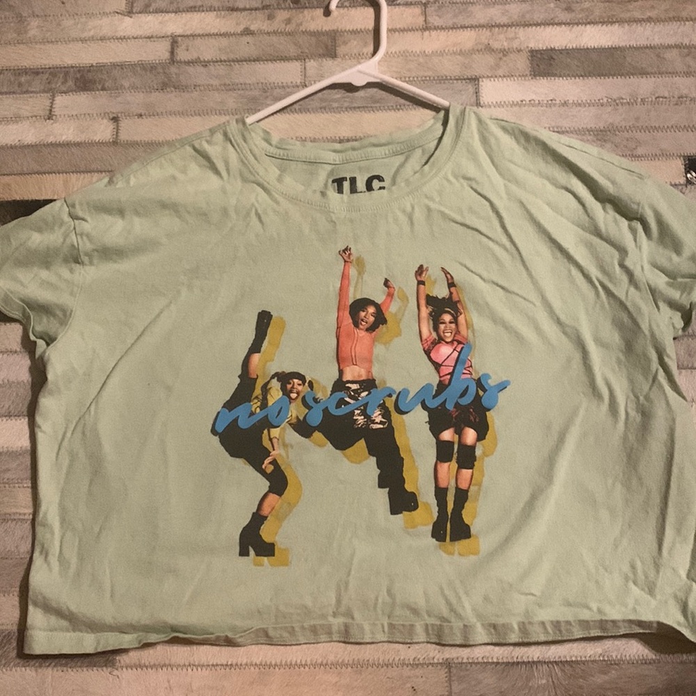 TLC no scrubs oversized crop top